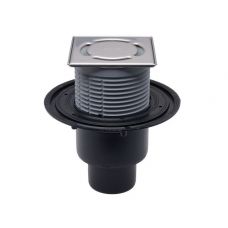 Трап HL (Hutterer Lechner) 310N-3000 с решеткой из нерж стали Klik-Klak и гидрозатвором