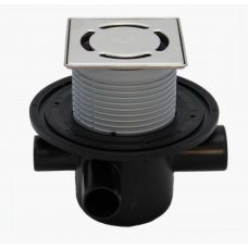 Трап HL (Hutterer Lechner) 304-3000 с обратным клапаном, решеткой из нерж стали Klik-Klak